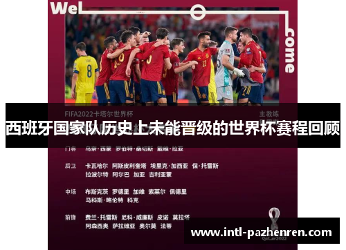 西班牙国家队历史上未能晋级的世界杯赛程回顾 西班牙国家队历史上未能晋级的世界杯赛程回顾